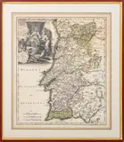 Map of Portugal by Christopher Weigel, Etching, sold Sep 2025