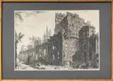 Hadrian's Villa: Remains of the So-Called Pretorio by Giovanni Battista Piranesi, Etching, sold Sep 2025