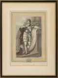 King George IIII by Andrea Freschi, 1826, Etching, sold Sep 2025