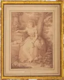After Richard Cosway (English by Jean Conde, 1792, Engraving in Red, sold Sep 2025