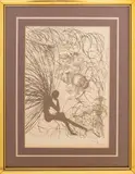 Napoleon and The Angel by Salvador Dalí, circa 1970, Etching on Paper, sold Sep 2025