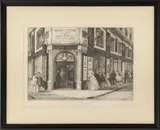 Siege de La Societe des Aqua-Fortistes by Adolphe Martial, Etching, sold Sep 2025