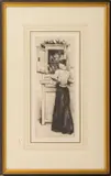 L'Armoire by Norbert Goeneutte, Drypoint Etching, sold Sep 2025