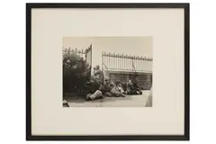 Untitled by John G. Morris, Silver gelatin print, printed in NYC, offered May 2022