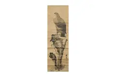 Eagle by Lin Liang, ink on paper, offered May 2022