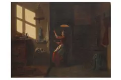 Untitled by Hendrik Heyligers, oil on canvas, offered May 2022