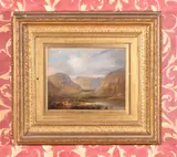 View of Snowdon by Anthony Vandyke Copley Fielding, Oil on board, sold May 2019