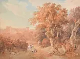 Bothwell Castle by Hugh William Williams, 1810, Pencil and watercolour heightened with white, sold May 2019