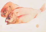 Sea Bream Watercolour and white heightening Monogrammed with date 1902, further signed and dated lower right 28 x 40cm (11 x 15½ in.) by Maurice Detmold, Watercolour and white heightening Monogrammed with date, sold May 2019