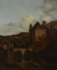 And Adriaen van de Velde by Jan van der Heyden, Oil on cradled panel, sold May 2019