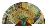 The Large Green Vase by Anthony Green, Oil on shaped board, sold May 2019
