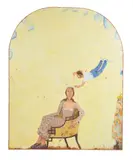 Love Me by Anthony Green, Oil on shaped board, in artist's frame, sold May 2019