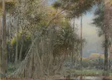 Trinidad by Albert Goodwin, Watercolour and bodycolour, sold May 2019