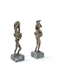 Techno Sculpture by Ernest Bottomley, bronze, sold May 2019