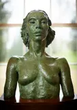 Bust of Pola Givenchy by Jacob Epstein, Bronze with green patina, sold May 2019