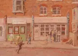 The Kenthouse Cafe by Hugh McKenzie, Oil on board, sold Apr 2019