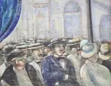 Wilfred Owen 1916 by Peter Messer, oil, sold Jun 2021