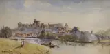 Windsor Castle from The Thames by Herbert Moxon Cook, watercolour and ink, sold Jun 2021