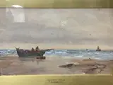 Euihen Sands by Thomas Bush Hardy, 1879, watercolor, sold Jun 2021