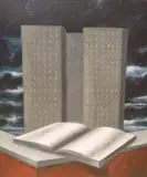 Tower Block 1989 by David Hosie, oil on paper, sold Jun 2021
