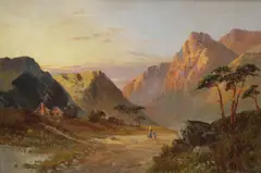 Glencoe by Francis E. Jamieson, oil on canvas, sold Jun 2021