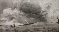 Mezzotint by Frank Short, pencil, sold Jun 2021