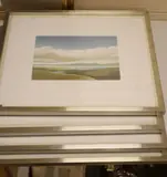 A set of four artist proof prints by Michael Fairclough, pencil, sold Jun 2021