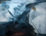 Walking West by Sally Cole, oil on canvas, sold Jun 2021