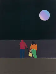 Moonlight by Tom Hammick, Print Biennale, Newcastle, UK in, sold Jun 2021