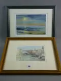 Print - Venetian scene by William Selwyn coloured limited edition, print, sold Oct 2016