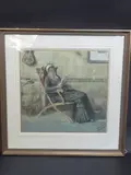 study from 'The Life', lady seated reading from by William John Wainwright, pencil and watercolour, sold Mar 2015
