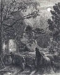 Christmas by Samuel Palmer, Etching, sold Dec 2015