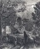 Christmas by Samuel Palmer, Etching, sold Dec 2015