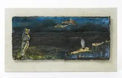 Landscape by Robert J Washington, oil, offered Nov 2015