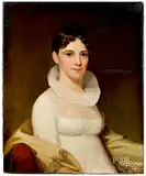 portrait of a woman by Jacob Eichholtz, oil on canvas, sold May 2019