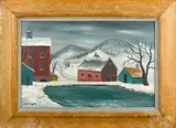 titled Oley Valley by David Y. Ellinger, oil on canvas, sold May 2019