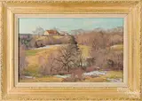 landscape by Bernard Corey, oil on canvas, sold May 2019