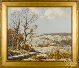 landscape by Walter C. Hartson, oil on canvas, sold May 2019