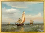 seascape by Julian Davidson, oil on canvas, sold May 2019