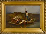 titled La Malaria by Ernest Hébert, oil on canvas, sold May 2019