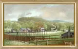 landscape by Barclay Rubincam, pastel, sold May 2019