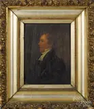 profile portrait of a gentleman by Jacob Eichholtz, oil on panel, sold May 2019