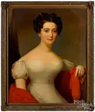 portrait of Elizabeth Brooke Weed by Jacob Eichholtz, oil on canvas, sold May 2019