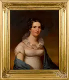 portrait of Maria Krug by Jacob Eichholtz, oil on canvas, sold May 2019
