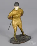 and ivory figure of actor Max Dearly by P.E. Goureau, bronze, sold May 2019