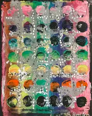 Untitled by Richmond Burton, 1997, gouache on paper, sold Mar 2022