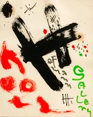 Untitled (Kootz Gallery) by Hans Hofmann, 1949, oil and gouache on wove paper, sold Mar 2022