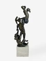 The Rape of the Sabines by Milton Hebald, bronze, sold Mar 2022