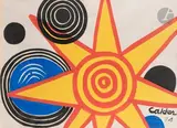 Sun shine by Alexander Calder, 1974, Gouache et encre, sold Sep 2023