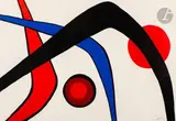 Trois arches. 1974 by Alexander Calder, Lithographie, sold Sep 2023